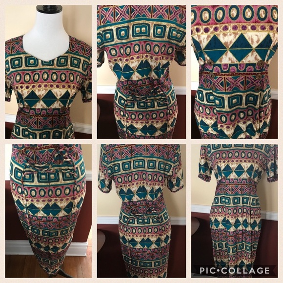 Vtg Betsey Lauren shift - Picture 2 of 8